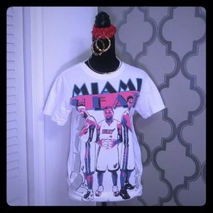 Miami Heat 2012 NBA Champs Tee Shirt Top T Ball